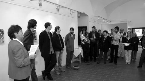 Vernissage der Austelung in der Galerie Lurago